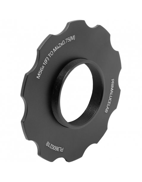 Adattatore da M56 a T2 con stop ring per ESATTO 2" e ARCO 2"|ESATTO 2"|Primalucelab it