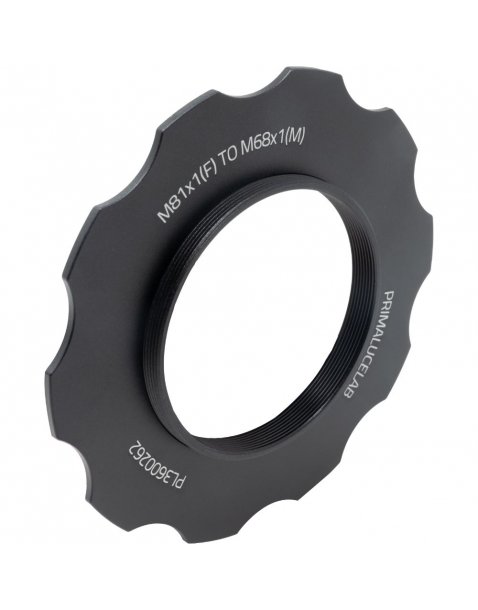 Adattatore da M81 a M68 con stop ring per ESATTO 3" e ARCO 3"|ESATTO 3"|Primalucelab it