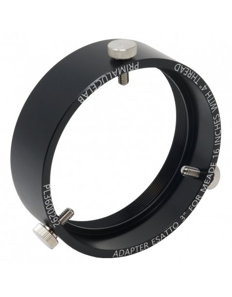 Adattatore ESATTO 3" per MEADE 16" con filetto 4"|ESATTO 3"|Primalucelab it