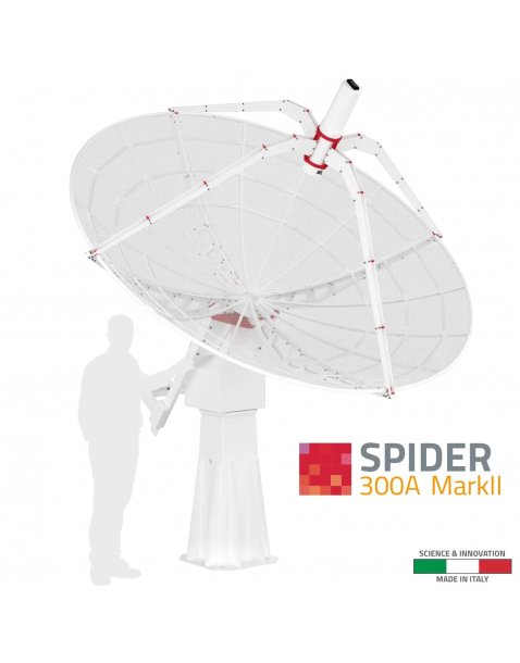 Radiotelescopio avanzato SPIDER 300A MarkII