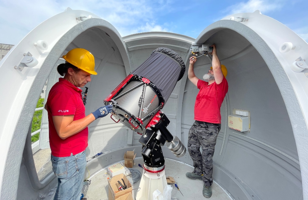 ASTRO-RES Observatory Station installata all'Università di Milano-Bicocca