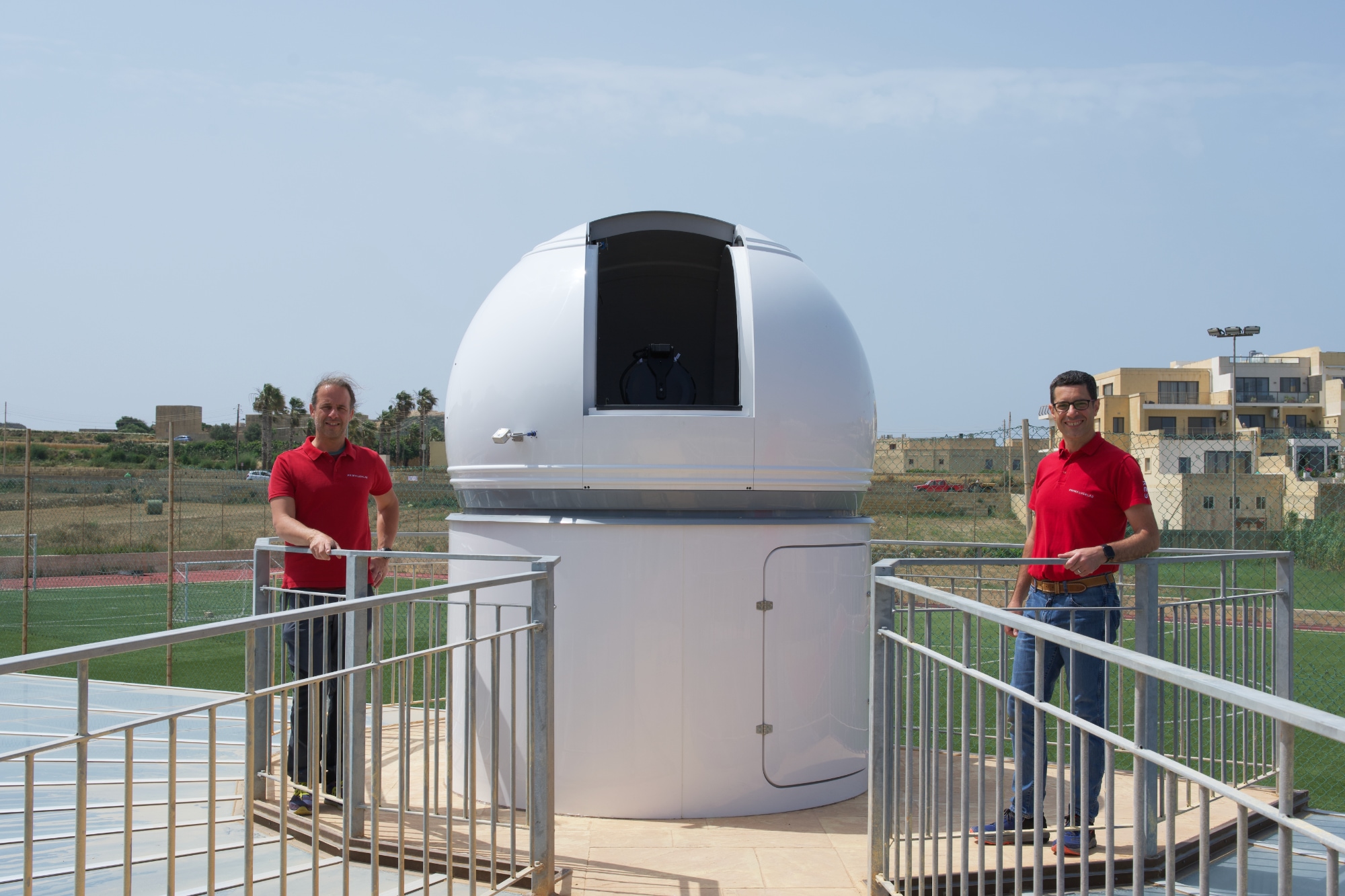 COMPACT Observatory Station installata a Gharb, isola di Gozo, Malta