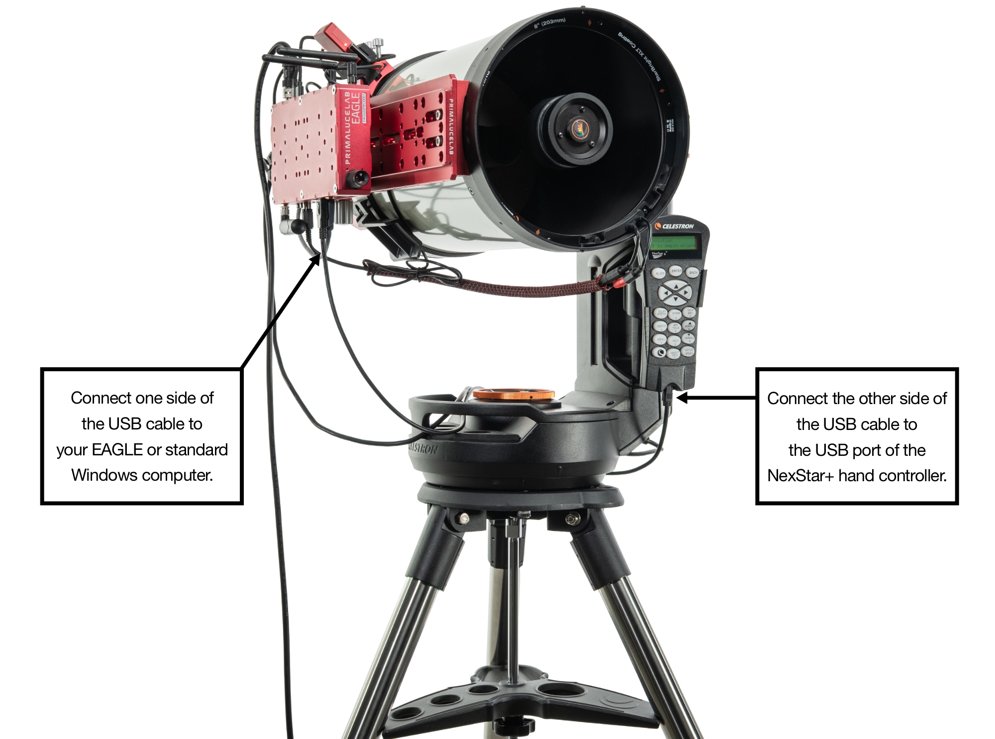 Come controllare in remoto la vostra montatura equatoriale o altazimutale Celestron con PLAY