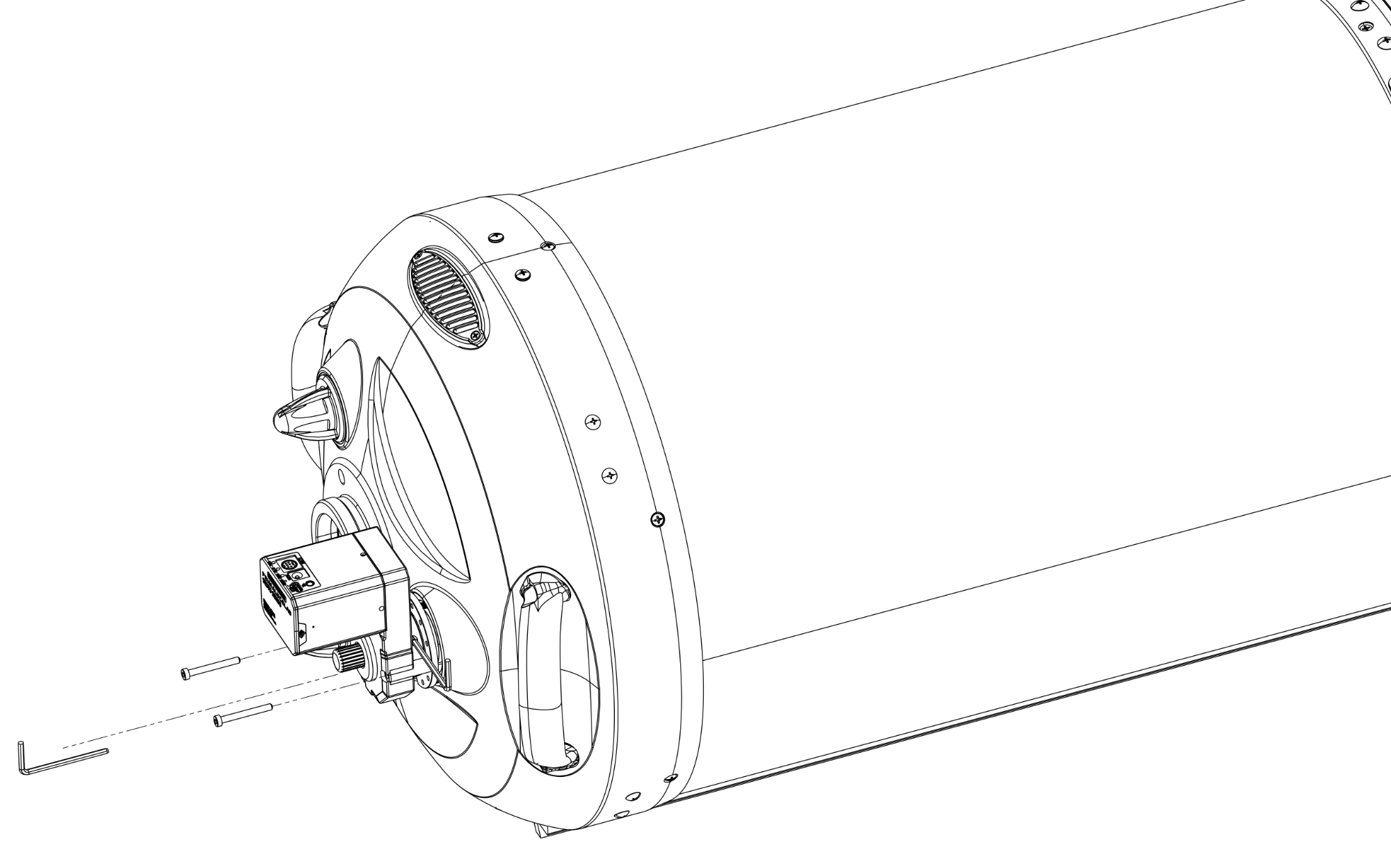 Installare SESTO SENSO 3 SC sul tuo telescopio tipo SC con focheggiatore interno
