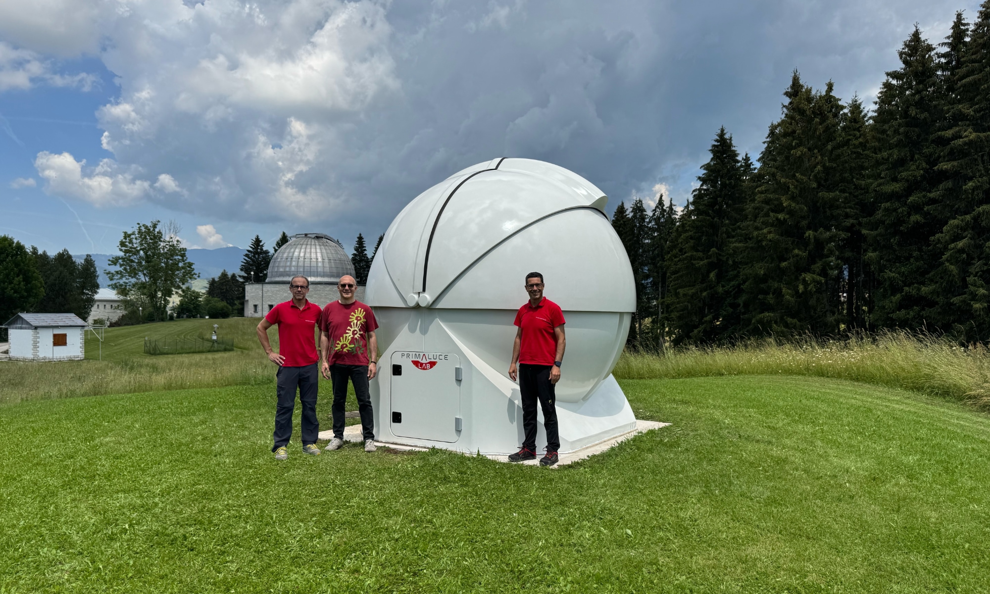 Cupola OUTPOST 3M installata all'Osservatorio Astrofisico di Asiago