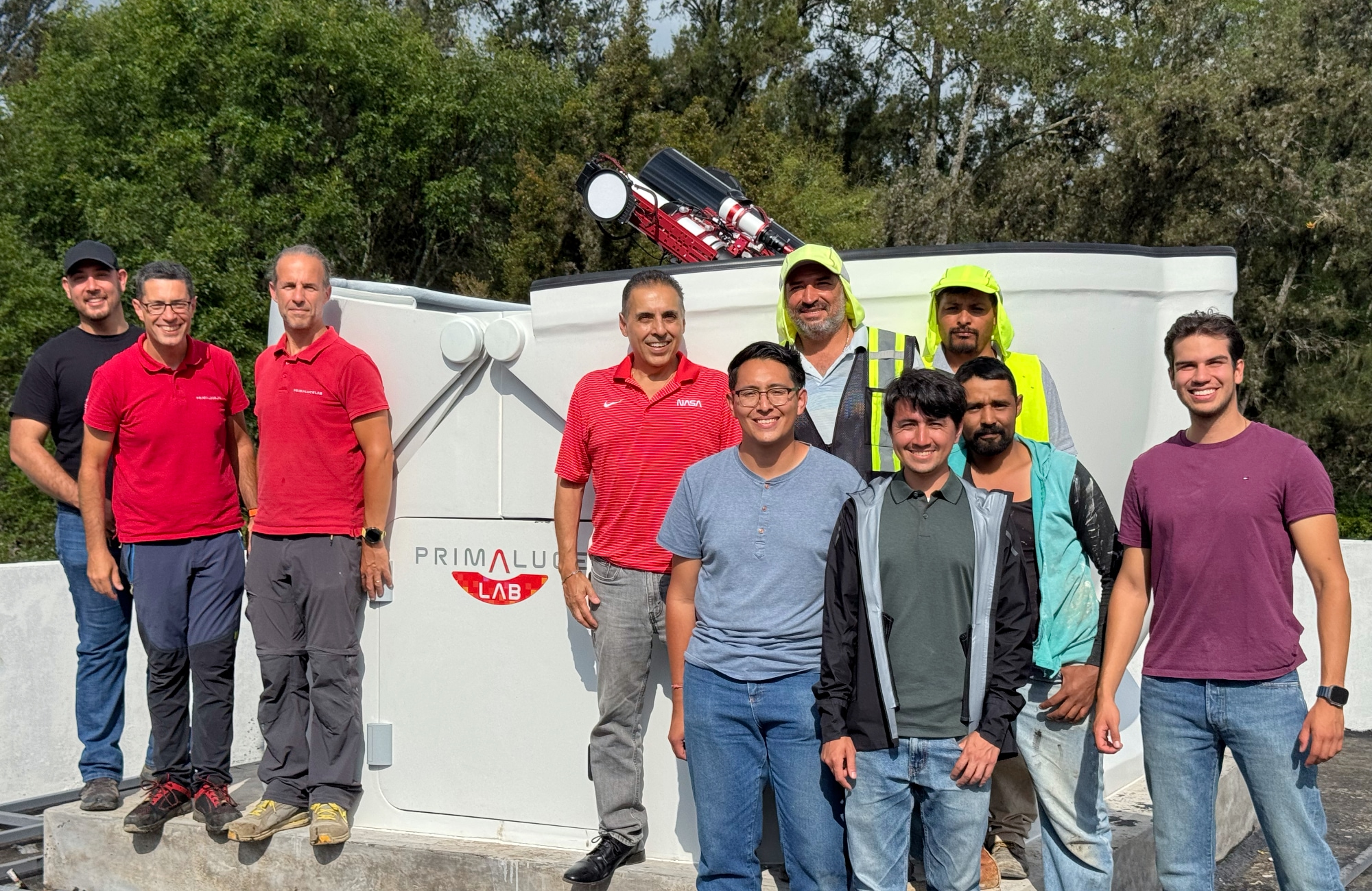 DUAL-COMPACT Observatory Station installata al Planetario di Morelia, in Messico