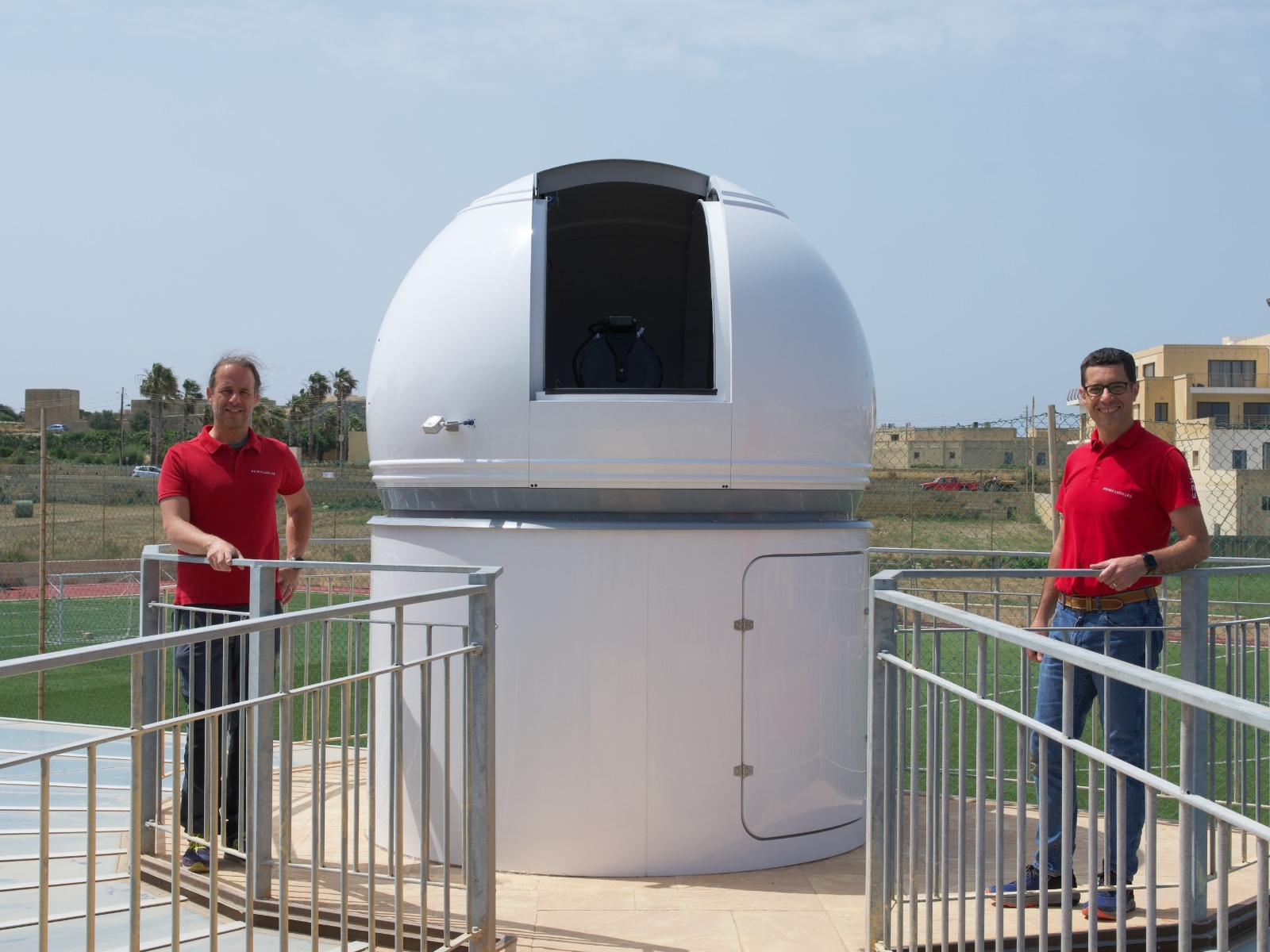 COMPACT Observatory Station installata a Gharb, isola di Gozo, Malta